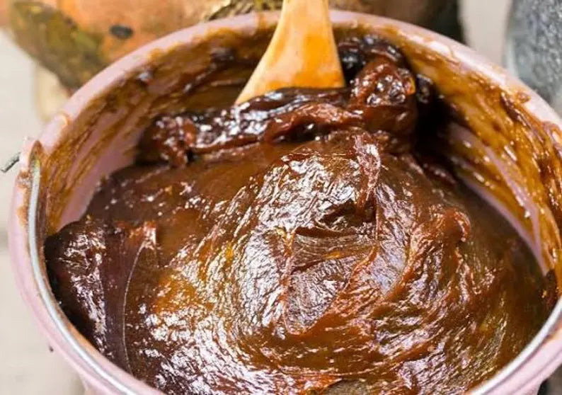 Nila and Sidr(Jujube) powder Moroccan Black Soap