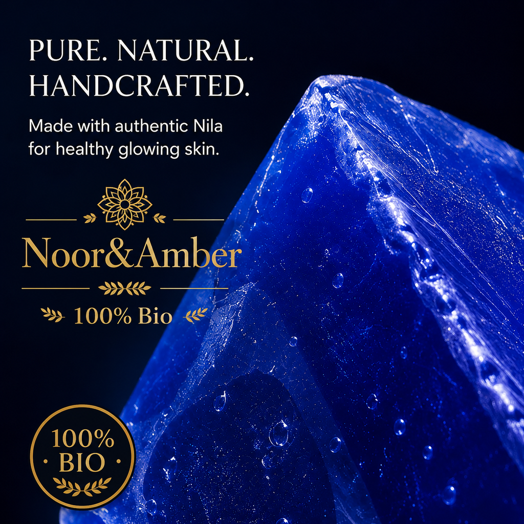 Moroccan Blue Nila Soap Noor&Amber