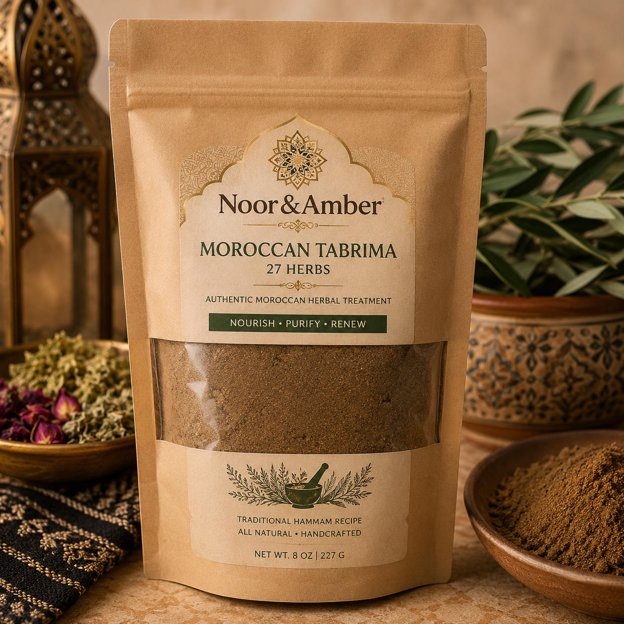 Noor&Amber BIOMoroccan Tabrima With27 Herbs